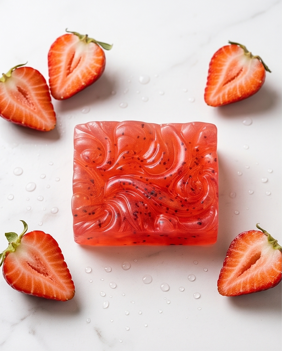 strawberry soap