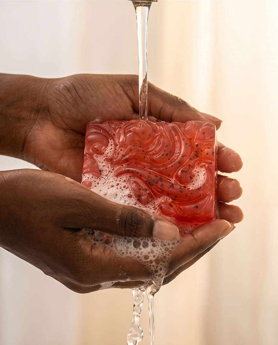 strawberry soap