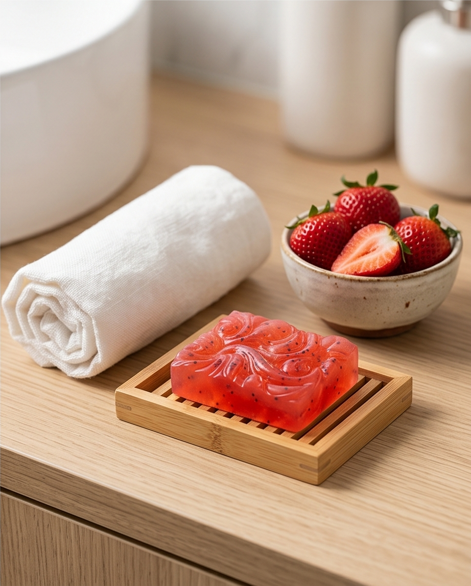 strawberry soap