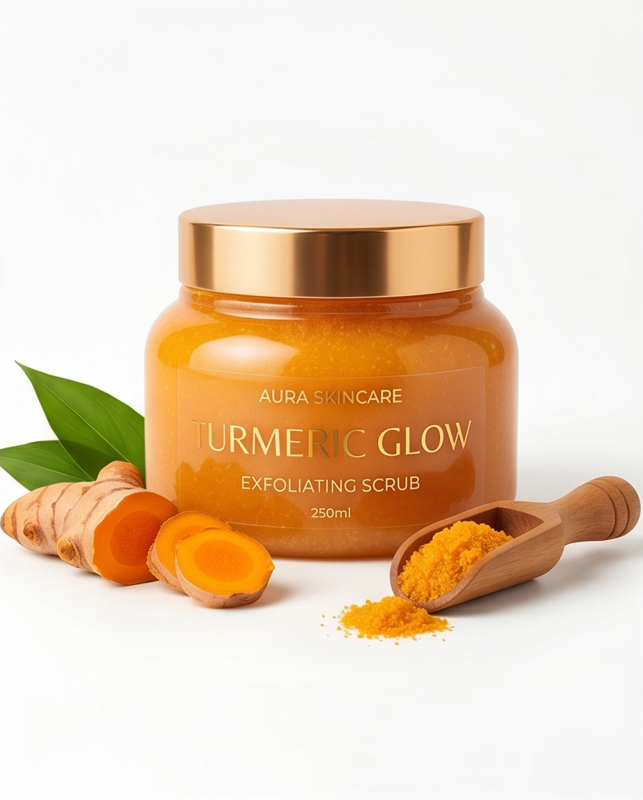 Turmeric scrub