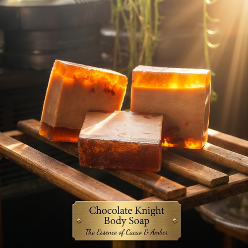 Chocolate knight soap