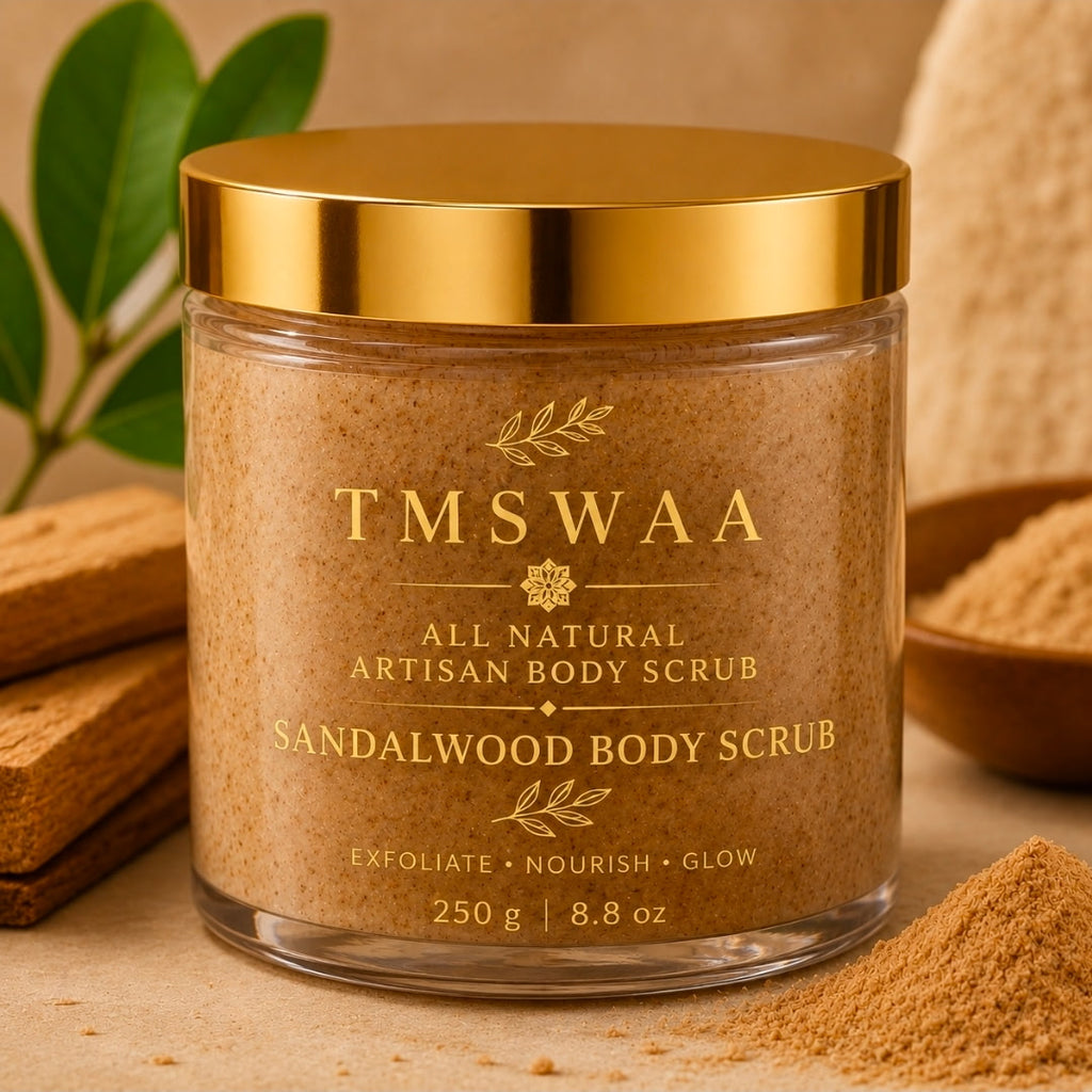 sandal wood scrub