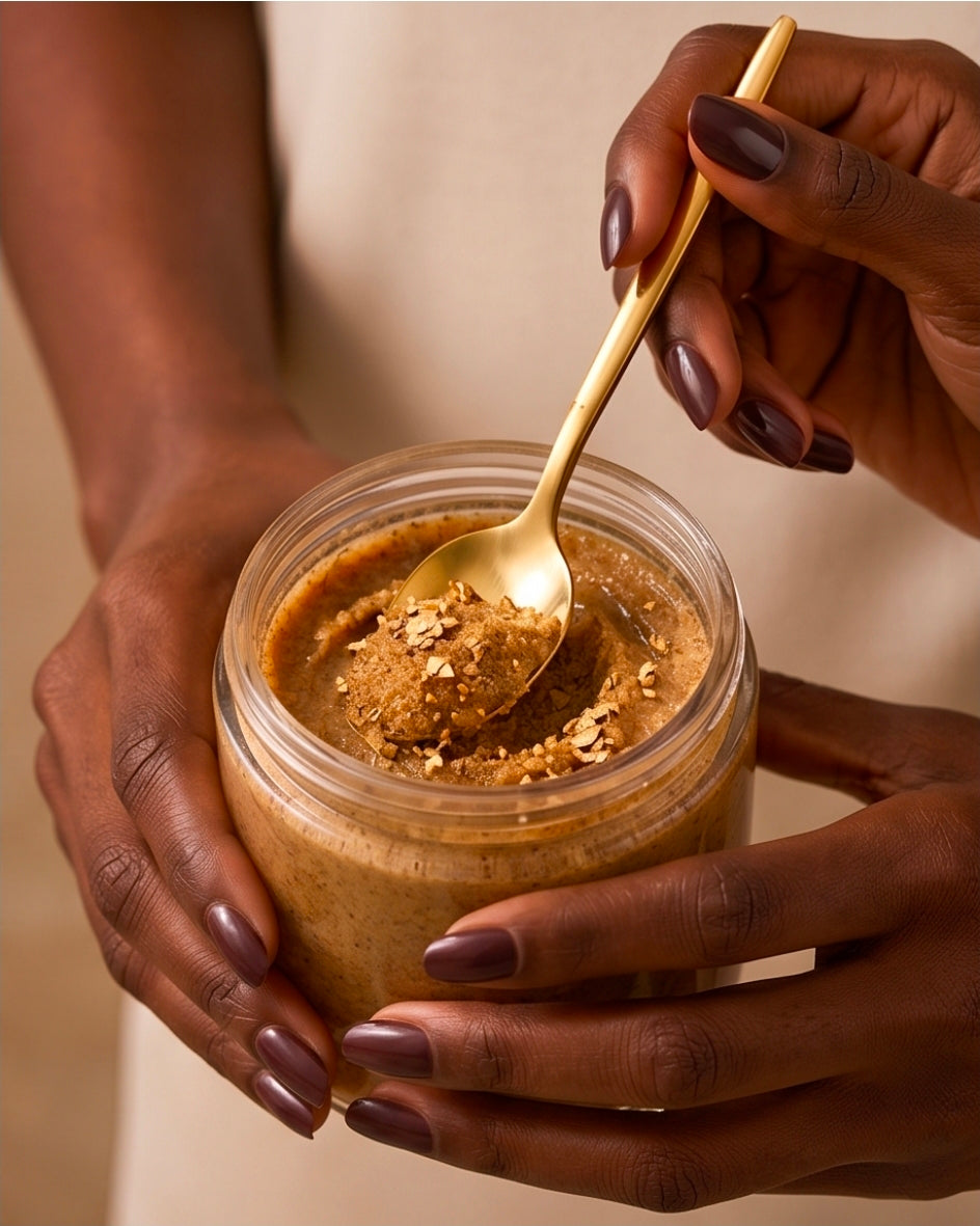 sandal wood scrub