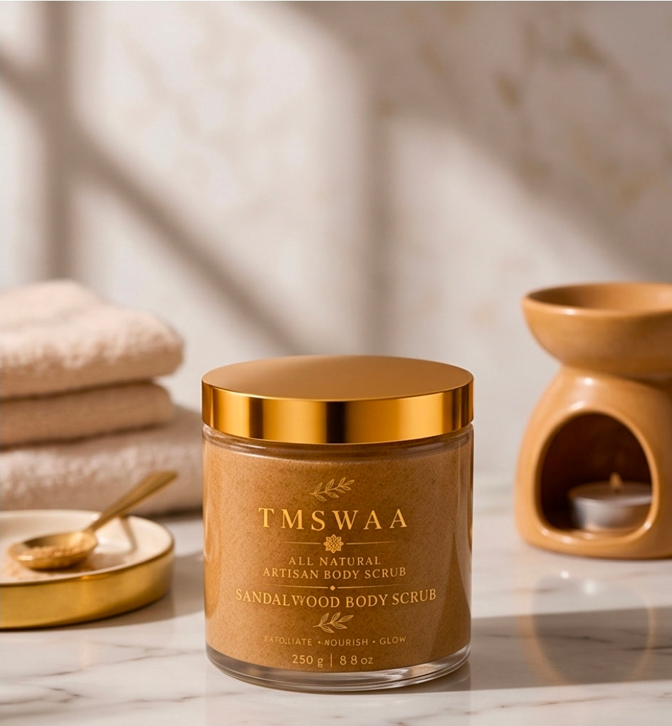 sandal wood scrub