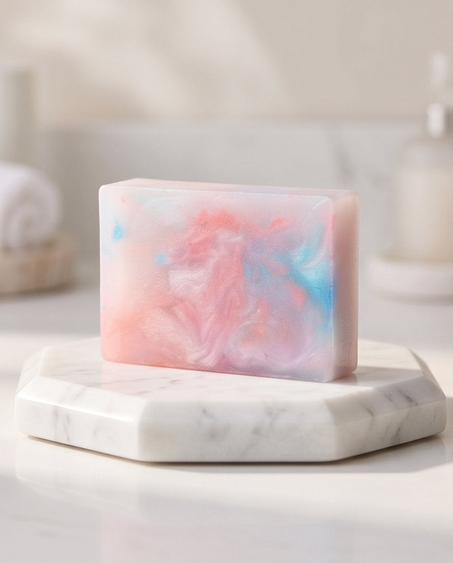 Cotton candy soap