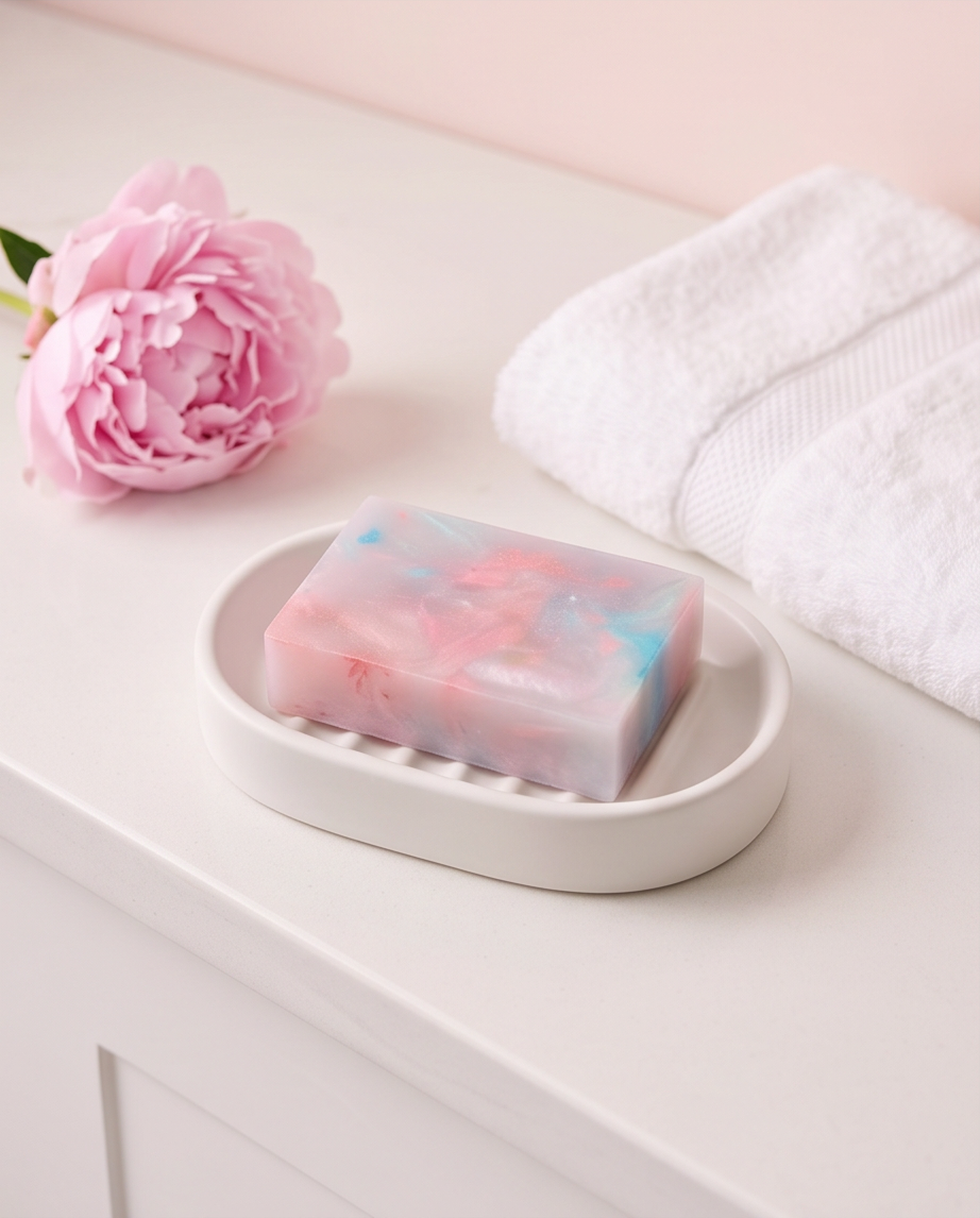 Cotton candy soap